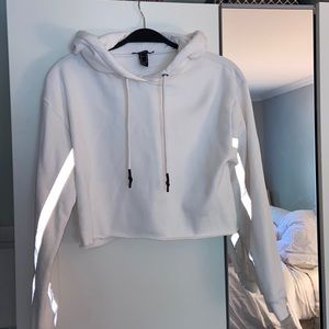 💋2 for $15💋cropped reflective hoodie